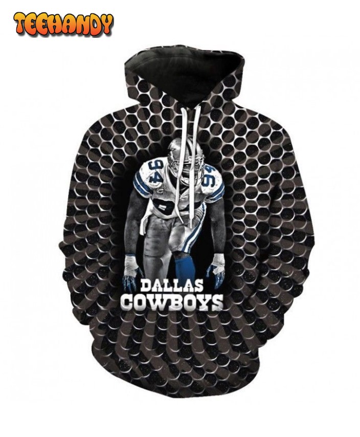 Dallas Cowboys Poker And Pered Custom Dallas Cowboys Graphic 3D Hoodie