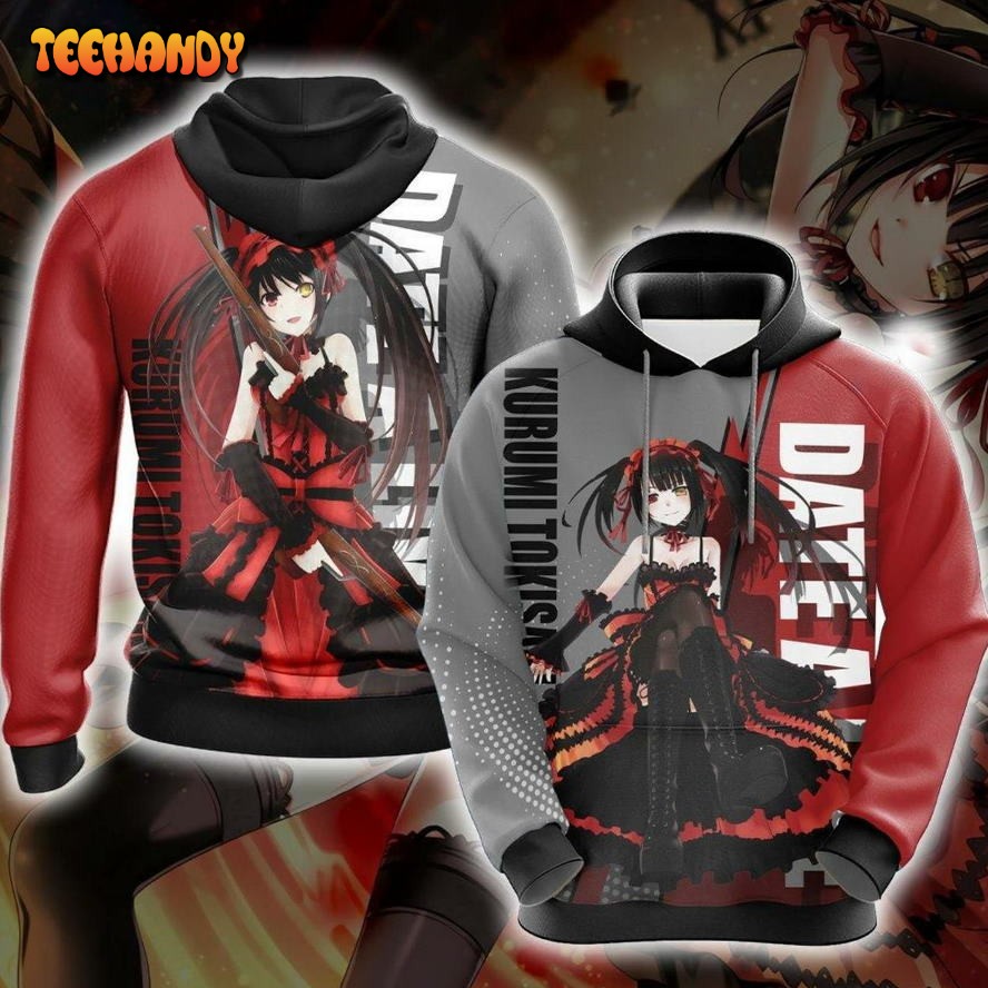 Date A Live – Kurumi Tokisaki 3D Hoodie All Over Print Hoodie