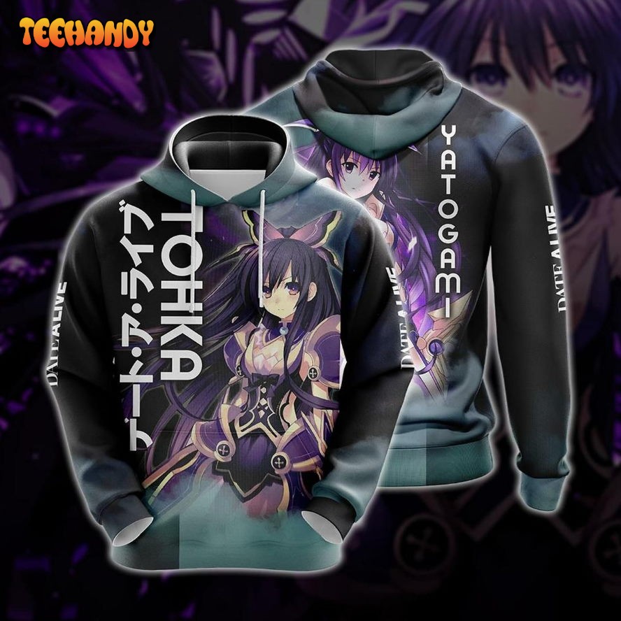 Date A Live – Tohka Yatogami 3D Hoodie All Over Print Hoodie