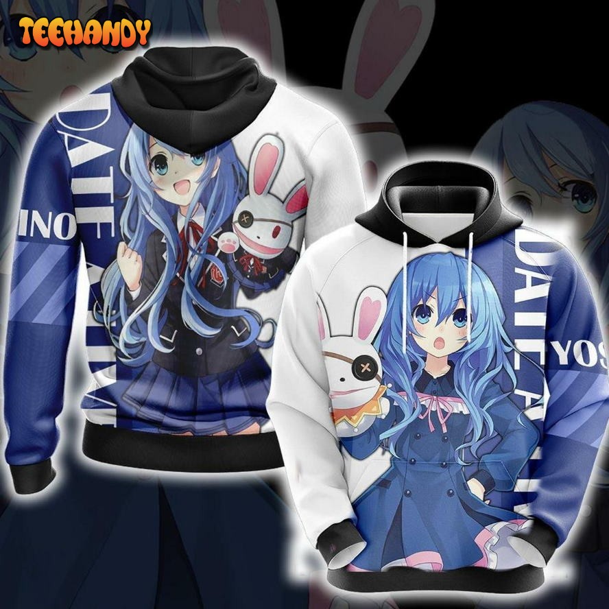 Date A Live – Yoshino Unisex 3D Hoodie All Over Print Hoodie