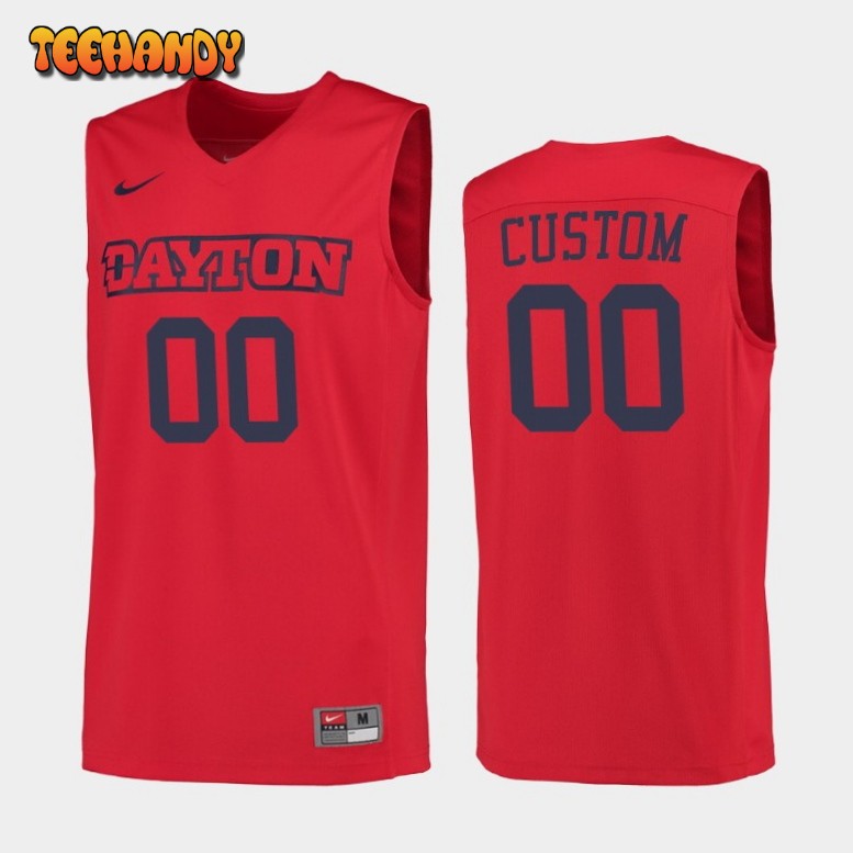 Dayton Flyers Custom Red College Basketball Jersey