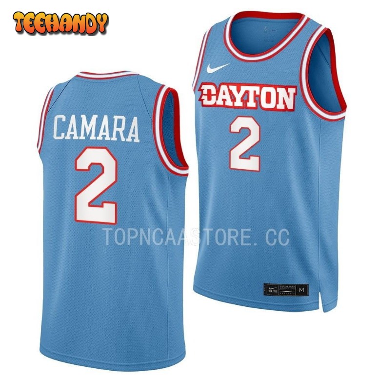 Dayton Flyers Toumani Camara 2023 Blue College Basketball Jersey