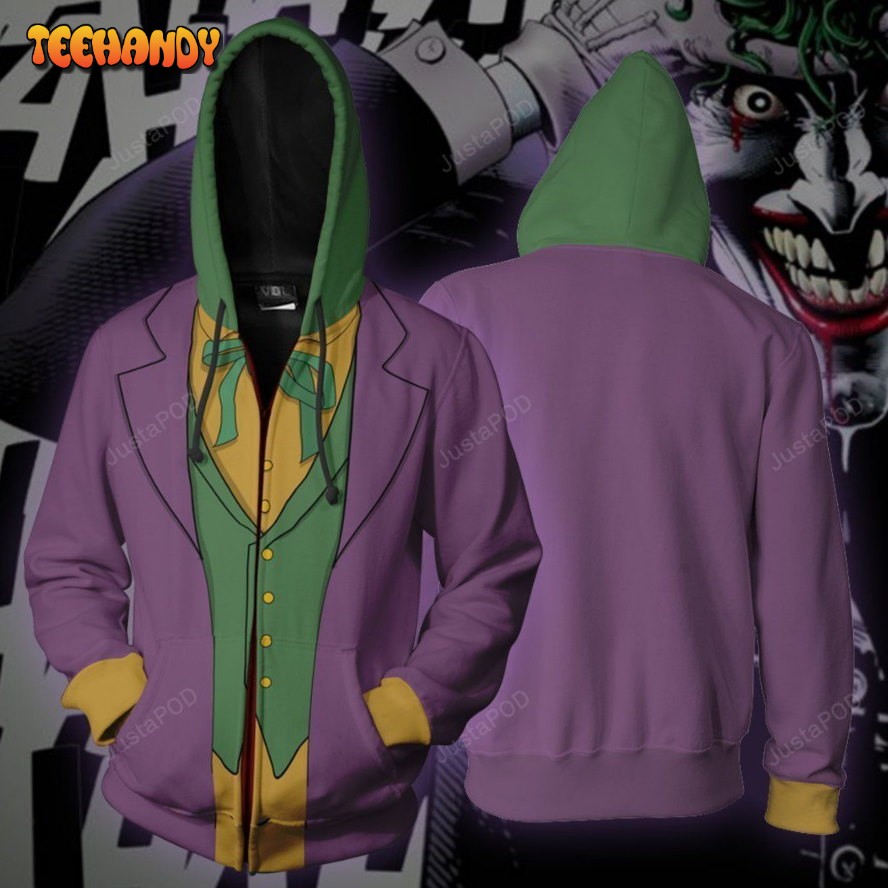 DC COMICS Killing Joke Joker Cosplay 3D Hoodie For Men Women Hoodie