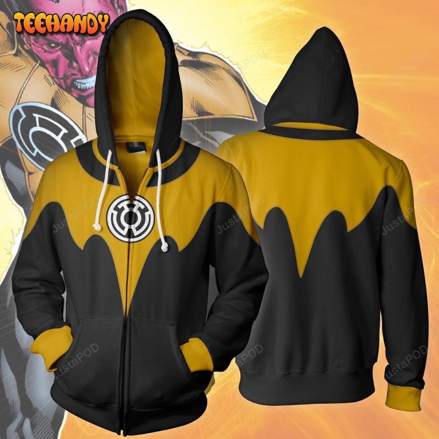 DC COMICS Sinestro Corps Cosplay 3D Hoodie For Men Women Hoodie