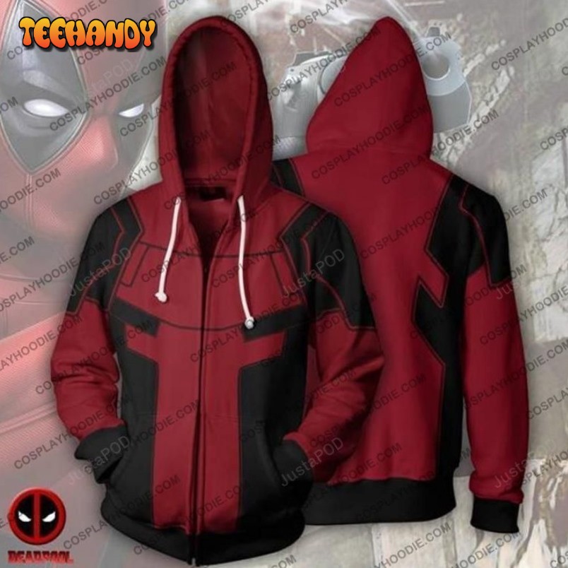 Deadpool 3D Hoodie For Men Women All Over 3D Printed Hoodie Jacket