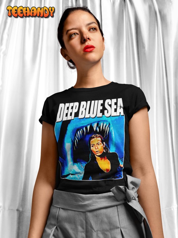 Deep Blue Sea Movie Poster Shirt, 90s Movie Nostalgia Shirt