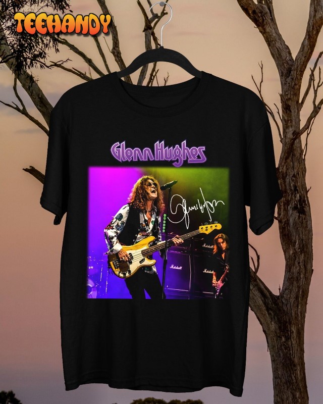 Deep Purple Tour Shirt, Deep Purple Glenn Hughes Signed Shirt