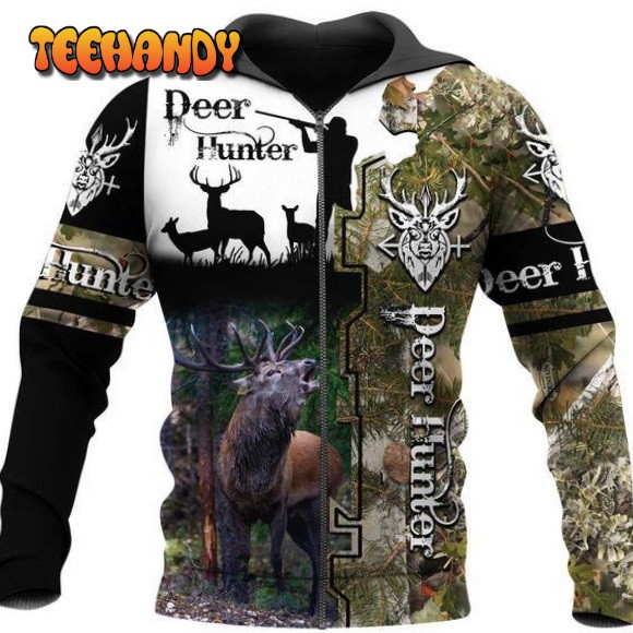 Deer Hunting Camo 3D Hoodie For Men Women All Over Printed Hoodie