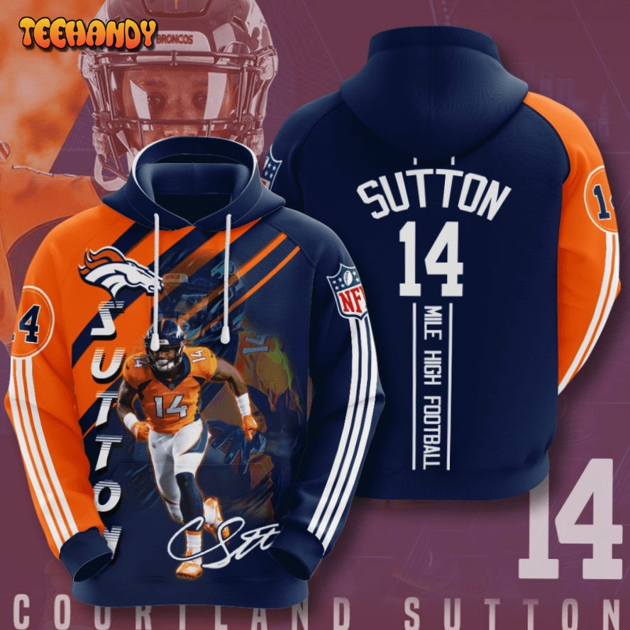 Denver Broncos Courtland Sutton 3D Hoodie For Men For Women Hoodie