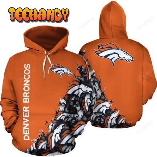 Denver Broncos Nfl Football 3d Hoodie For Men For Women Hoodie