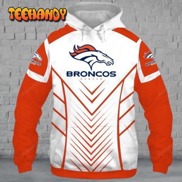 Denver Broncos NFL Men and Women 3D Hoodie Shirt Denver Broncos NFL 3D