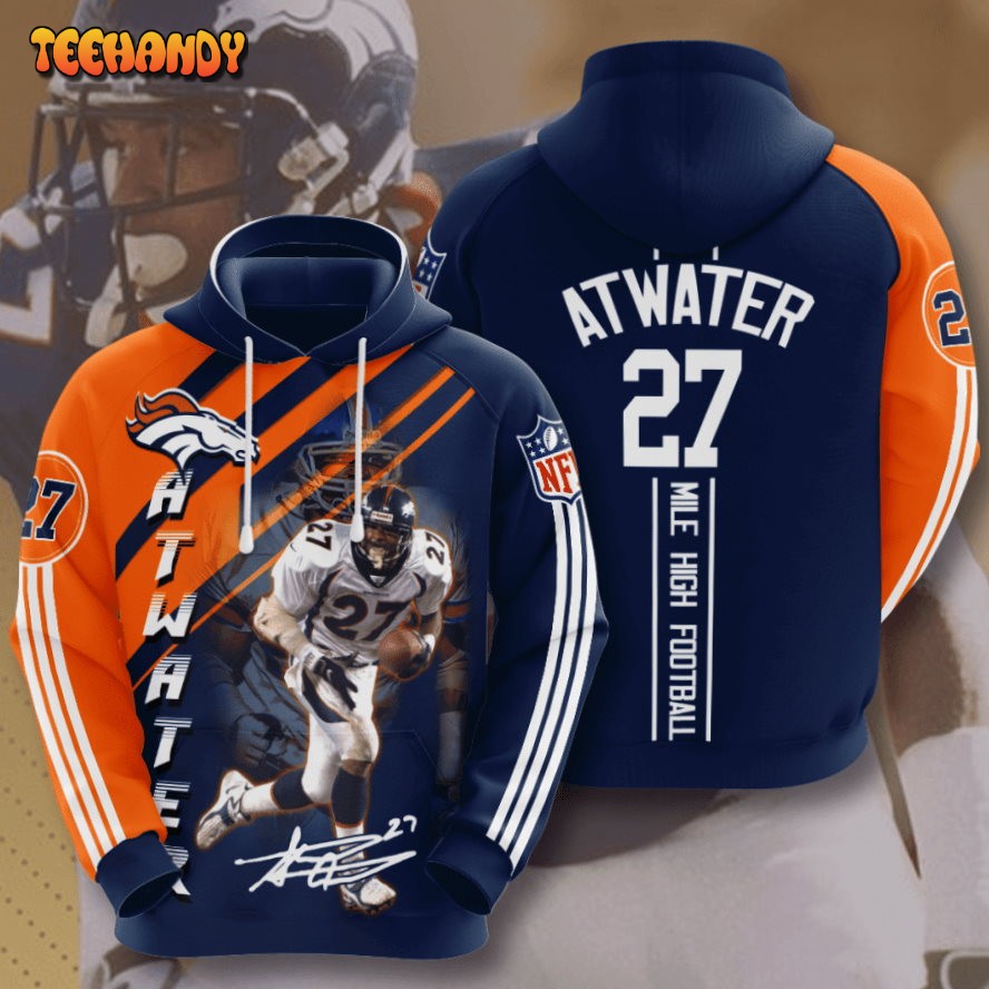 Denver Broncos Steve Atwater 3D Hoodie For Men For Women Hoodie