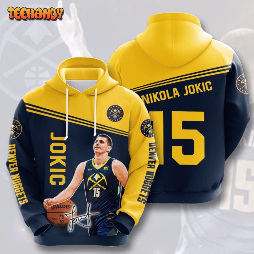 Denver Nuggets Nikola Joki 3D Hoodie Sweatshirt For Fans Men Women