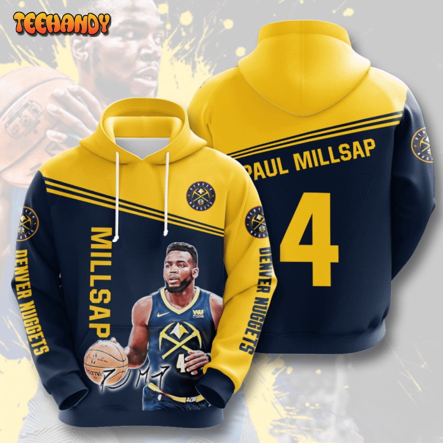 DENVER NUGGETS Paul Millsap 3D Hoodie For Men For Women Hoodie