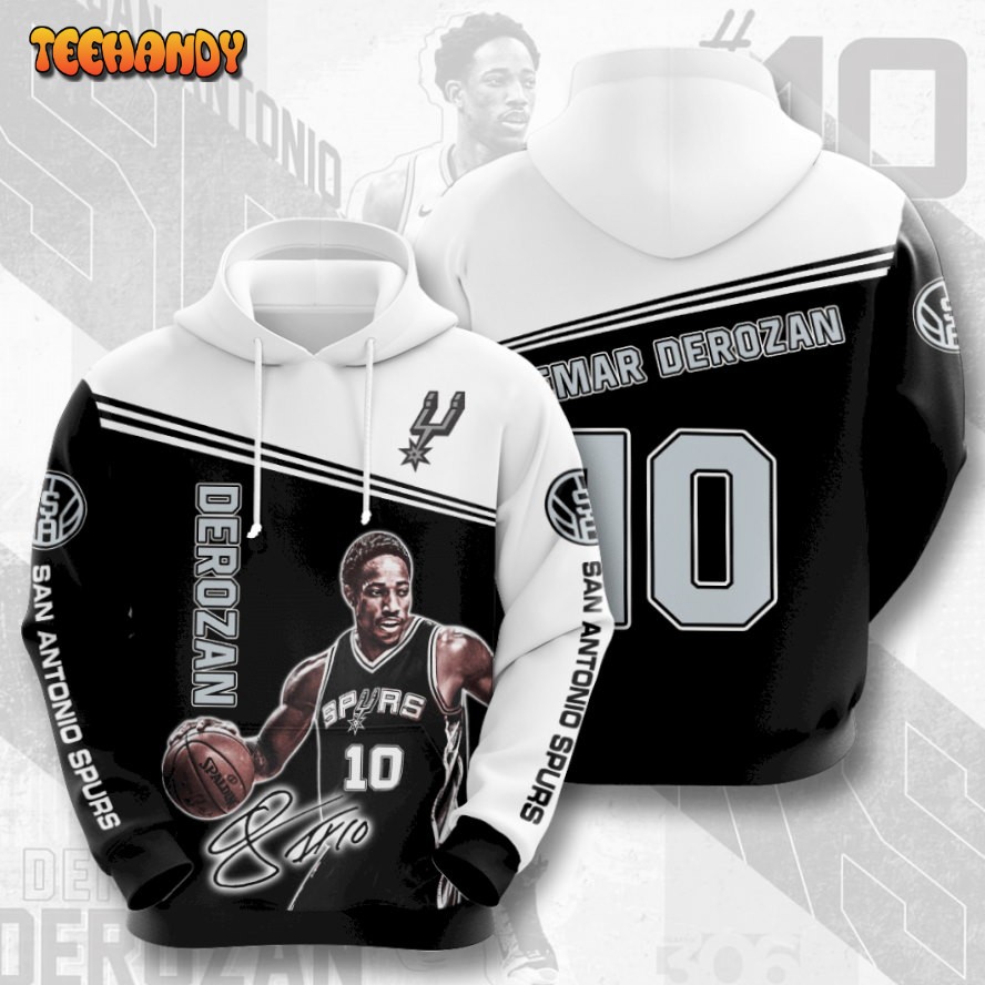 DEROZAN San Antonio Spurs 3D Hoodie For Men For Women Hoodie