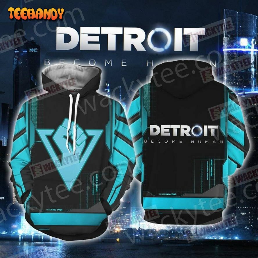 Detroit Become Human Unisex 3D Hoodie All Over Print Hoodie