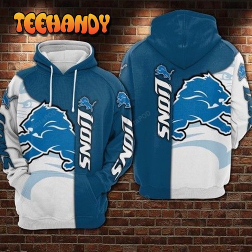 Detroit Lions 3d Hoodie For Men For Women All Over Printed Hoodie