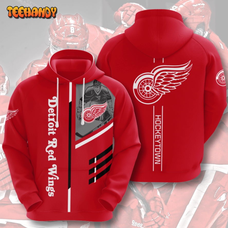 Detroit Red Wings 3D Hoodie