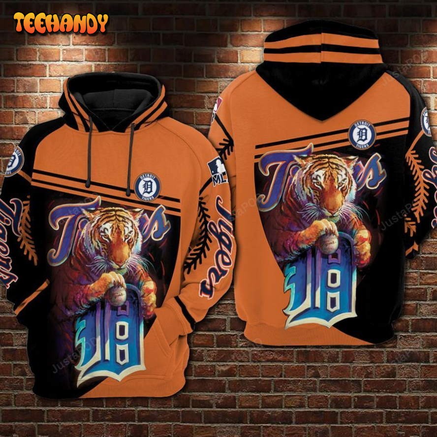 Detroit Tigers Nfl Football Tiger 3d Hoodie For Men For Women Detroit Tigers