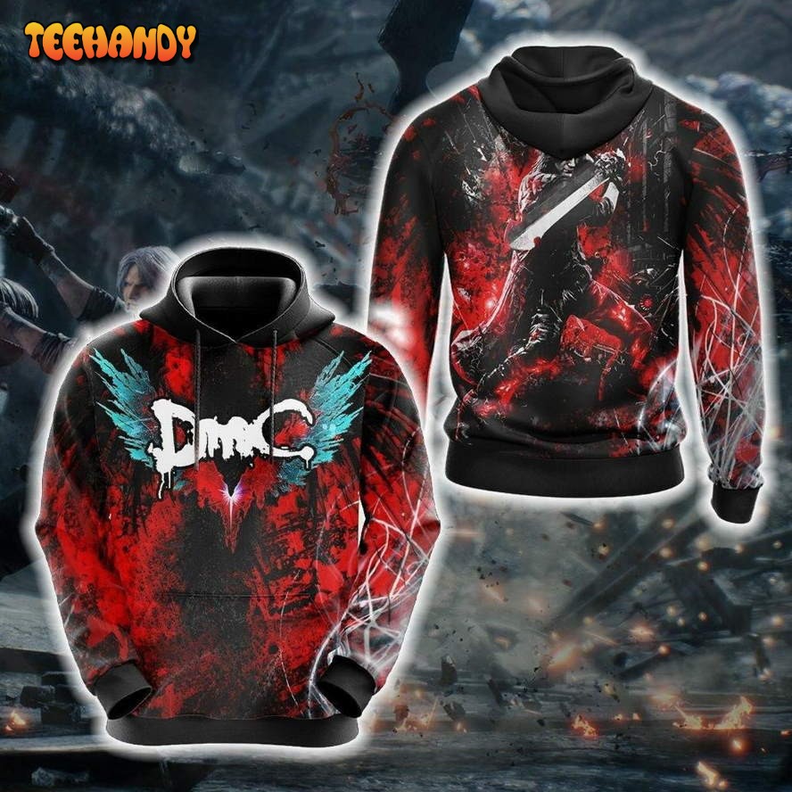 Devil May Cry Unisex 3D Hoodie All Over Print Hoodie