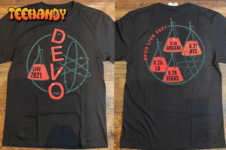 DEVO Live And Tell Tour 2021 T-Shirt, DEVO Live 2021 Tour T-Shirt