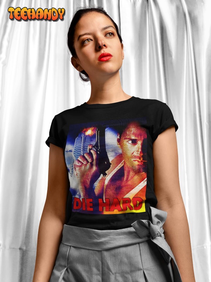 Die Hard Movie Soft T-Shirt, Die Hard Poster T Shirt, 80s Movie Shirt