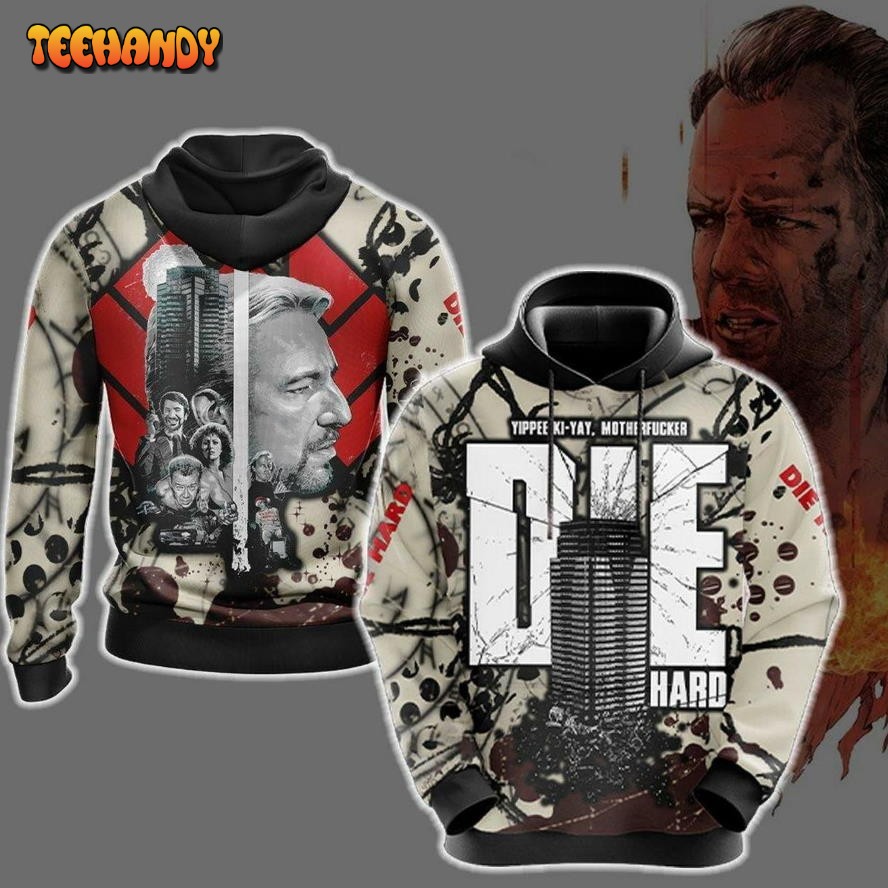 Die Hard Unisex 3D Hoodie All Over Print Hoodie