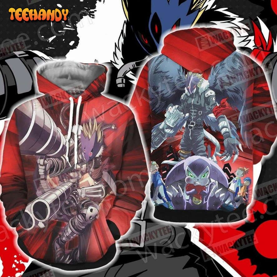 Digimon Beelzemon 3D Hoodie All Over Print Hoodie