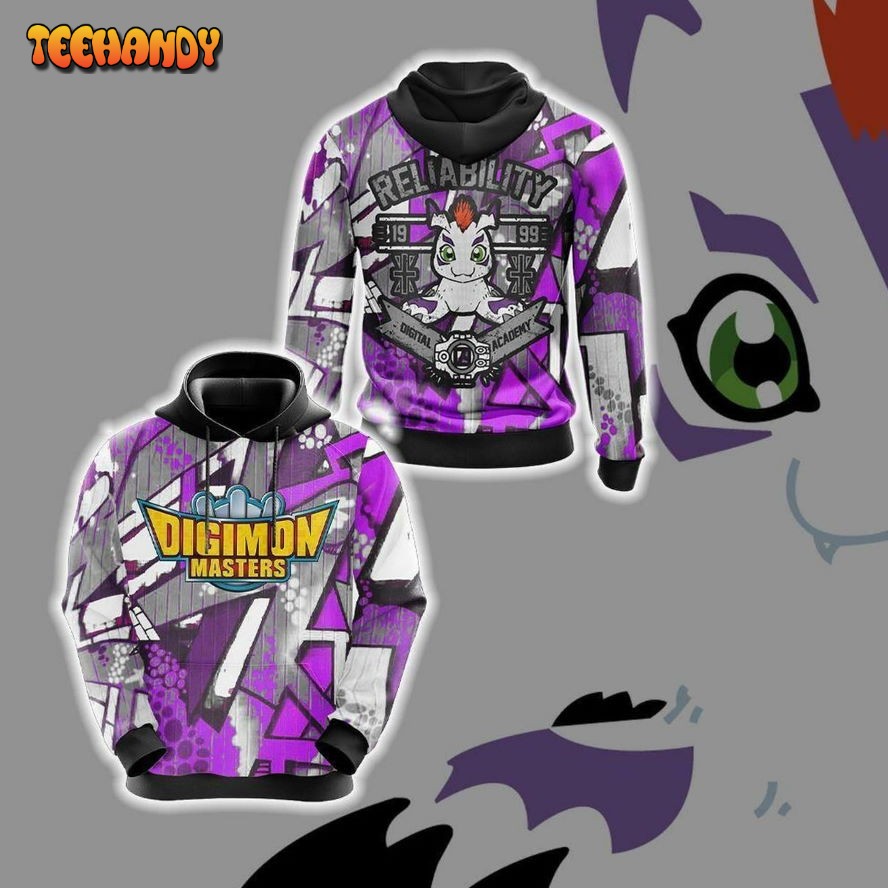 Digimon Master Reliability Unisex 3D Hoodie All Over Print Hoodie