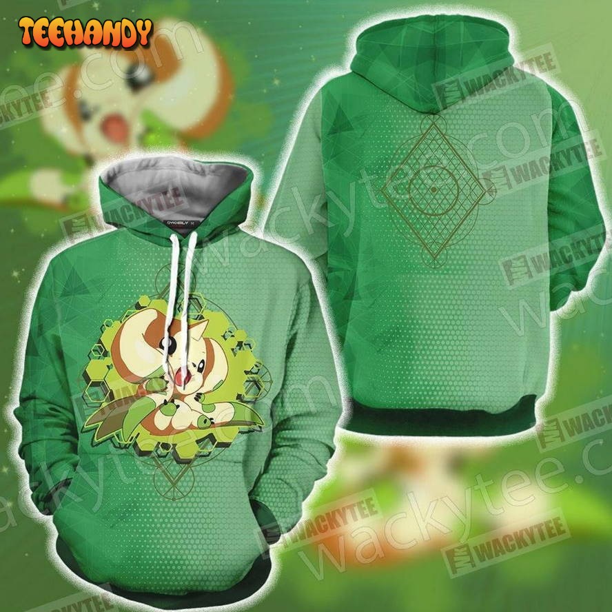 Digimon Terriermon Chibi 3D Hoodie All Over Print Hoodie