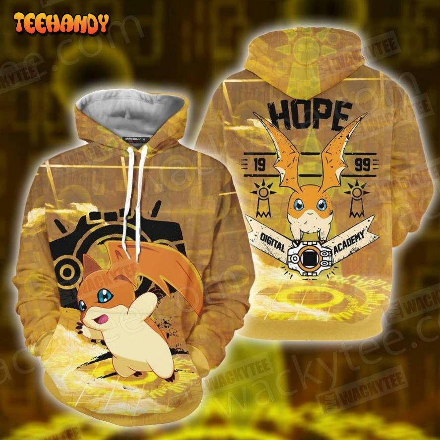 Digimon The Crest Of Hope Unisex 3D Hoodie All Over Print Hoodie