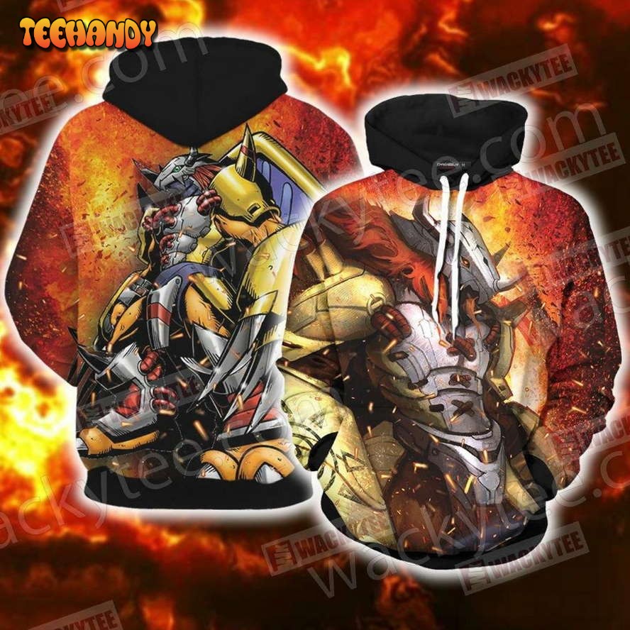 Digimon Wargreymon Unisex 3D Hoodie All Over Print Hoodie