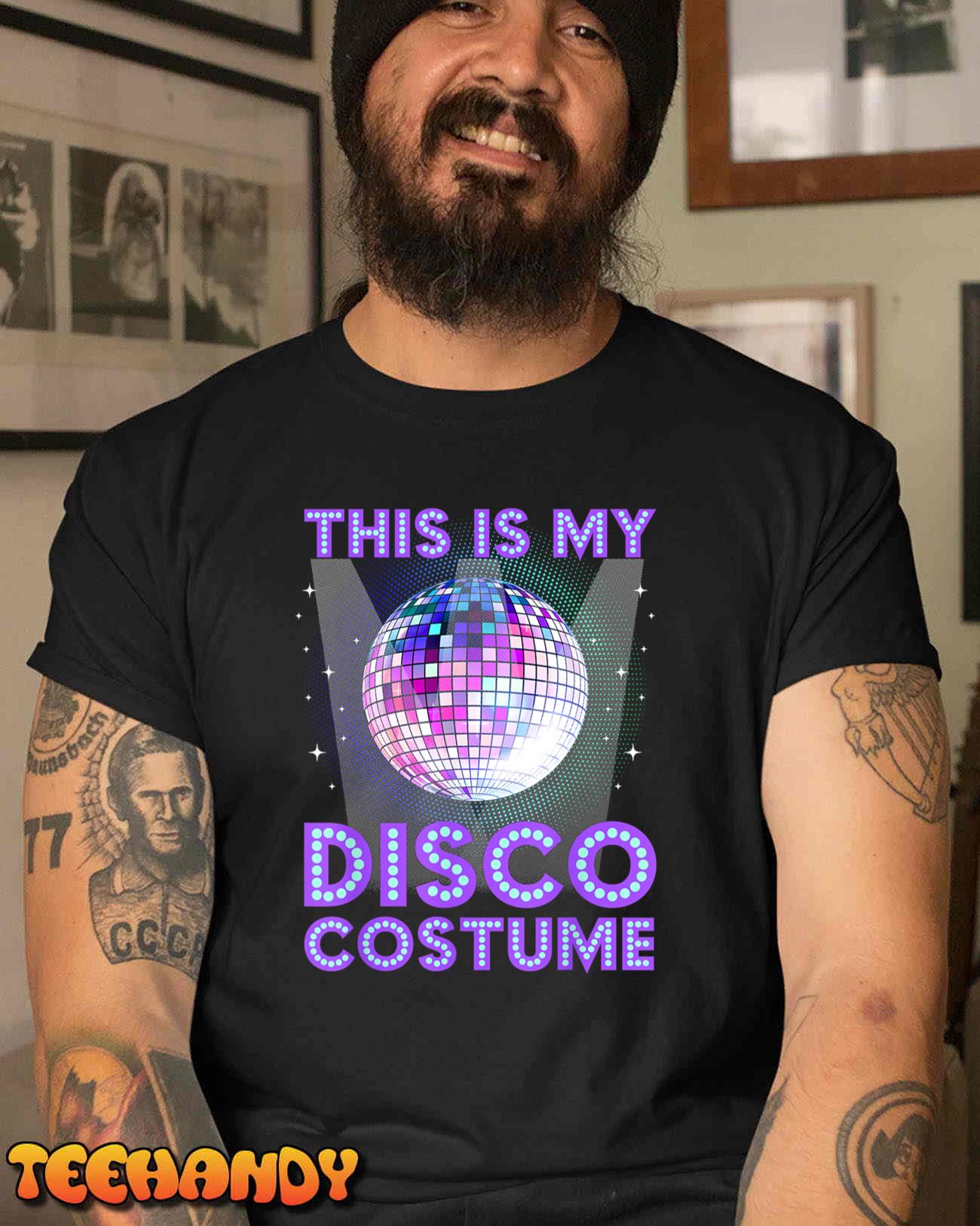 Disco Costume Art For Men Women 70s 80s Party Disco Lover T-Shirt