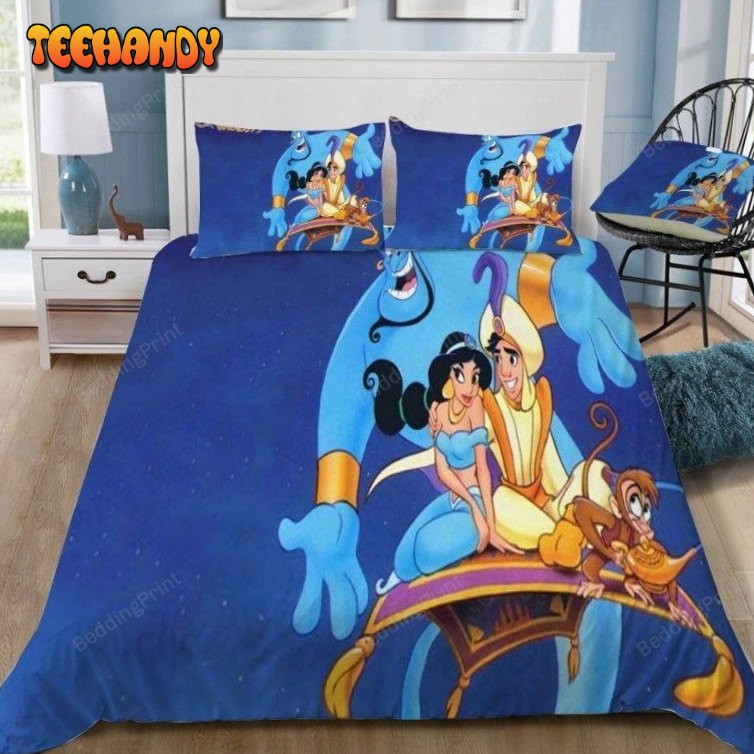 Disney Aladdin And Jasmine v3 Duvet Cover Bedding Set