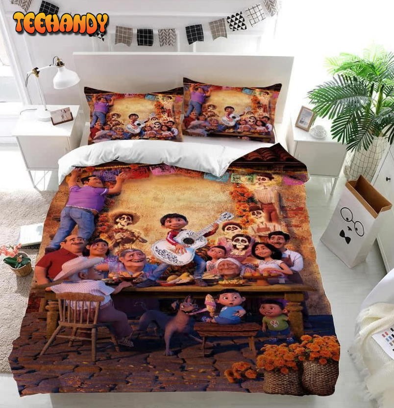 Disney Coco Family Bedding Set Duvet Cover