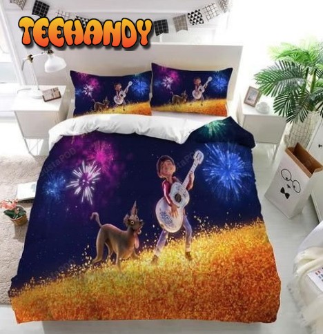 Disney Coco Playing Guitar Bedding Set Duvet Cover