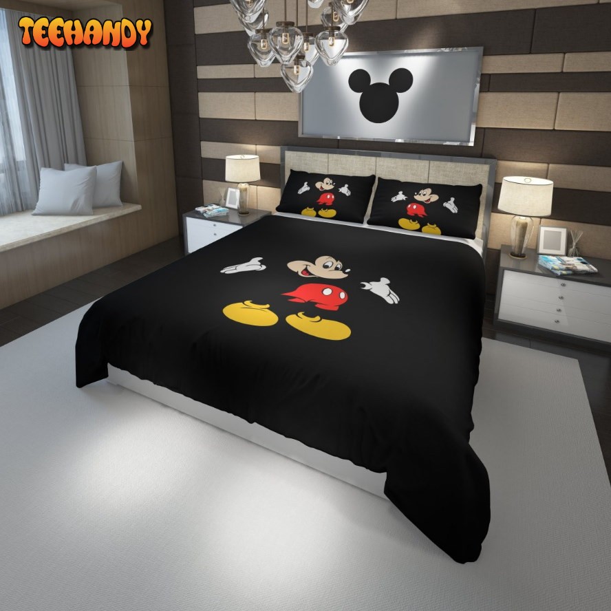 Disney Mickey Mouse 3D Customized Duvet Cover Bedding Set