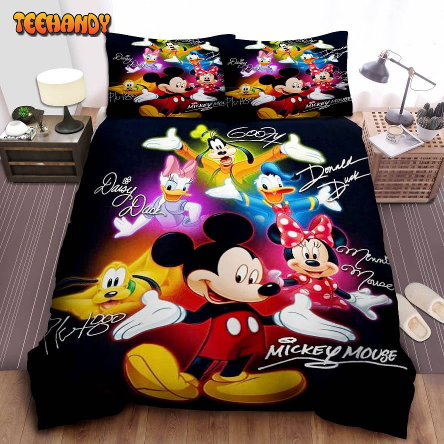 Disney Mickey Mouse And Friends 12 Duvet Cover Bedding Set