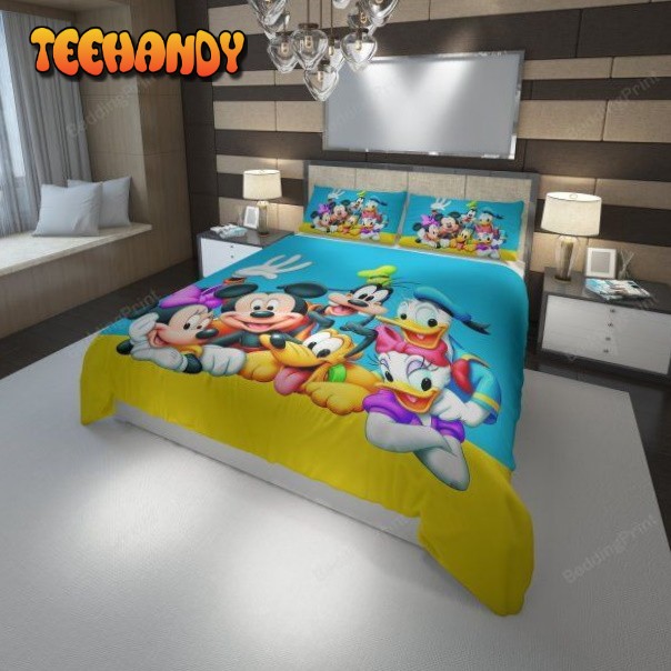 Disney Mickey Mouse And Friends 3D Printed Duvet Cover Bedding Set