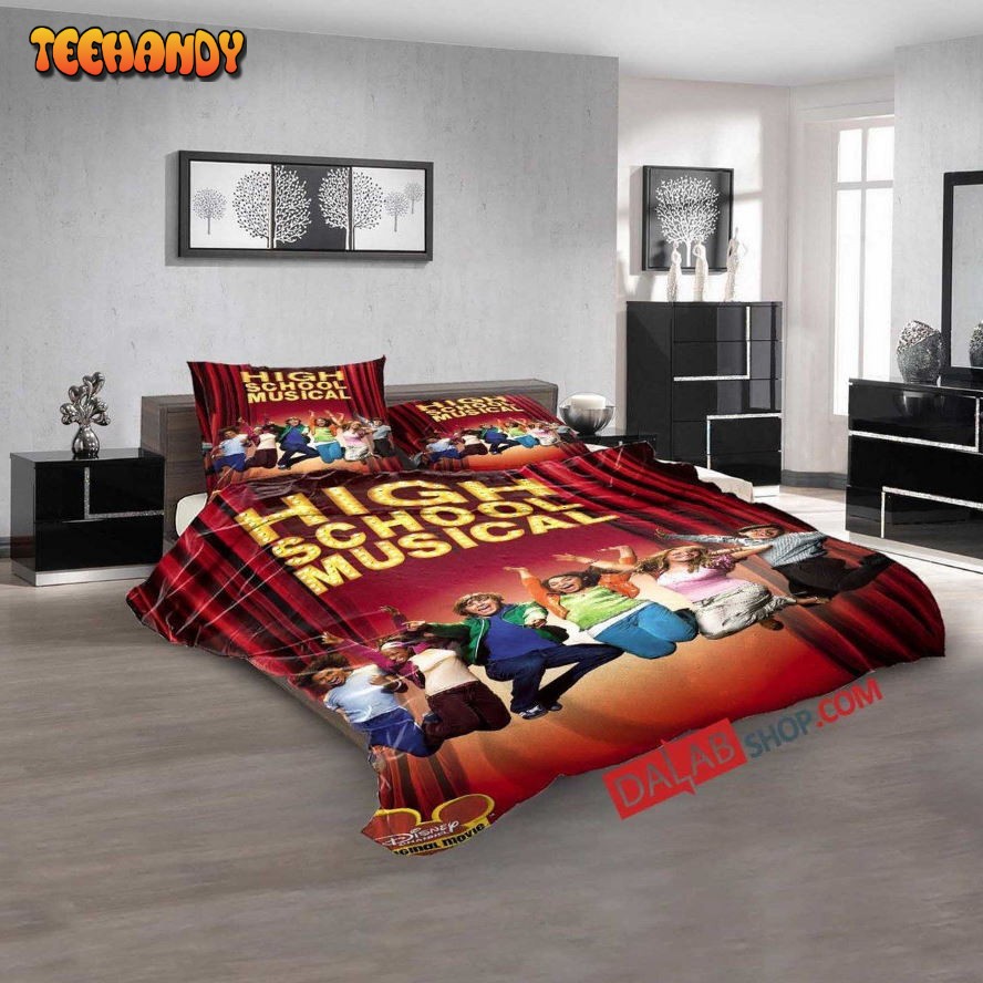 Disney Movies High School Musical (2006) D 3d Bedroom Sets Bedding Sets