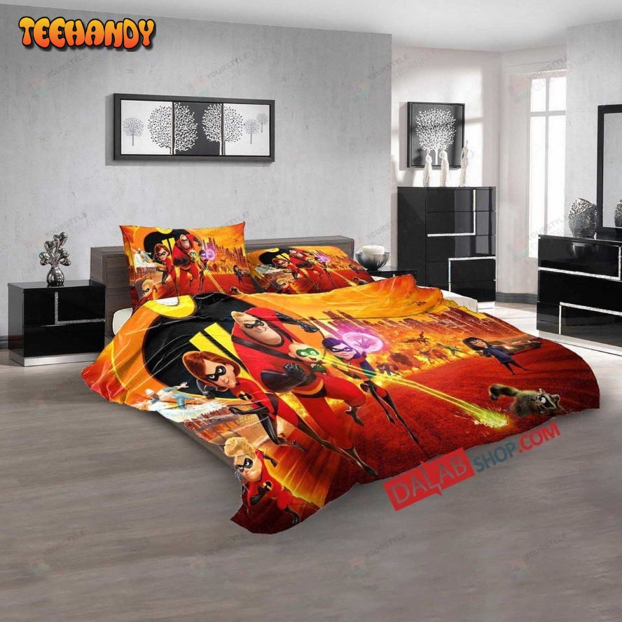 Disney Movies The Incredibles (2004) N 3d Bedroom Sets Bedding Sets