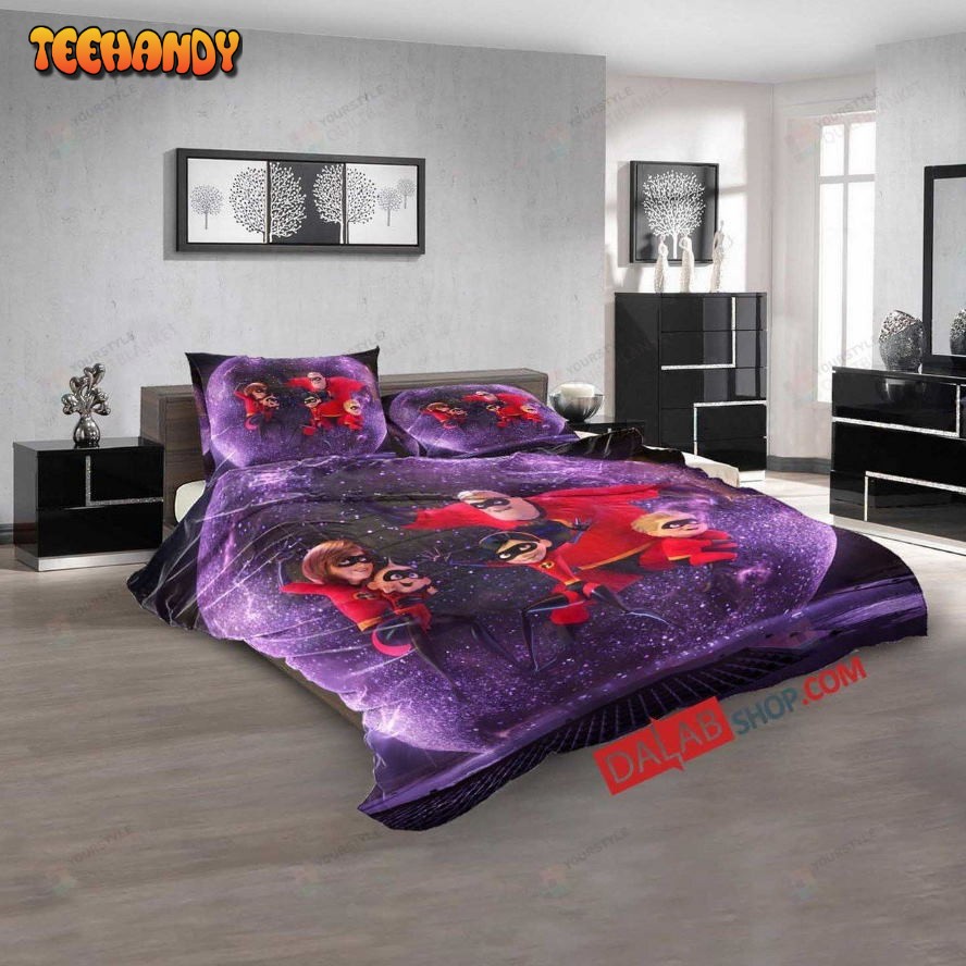 Disney Movies The Incredibles (2004) V 3d Bedroom Sets Bedding Sets