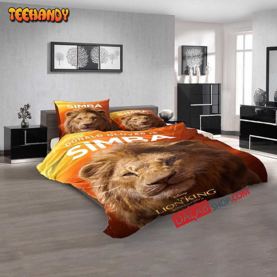 Disney Movies The Lion King (2019) D 3d Bedroom Sets Bedding Sets