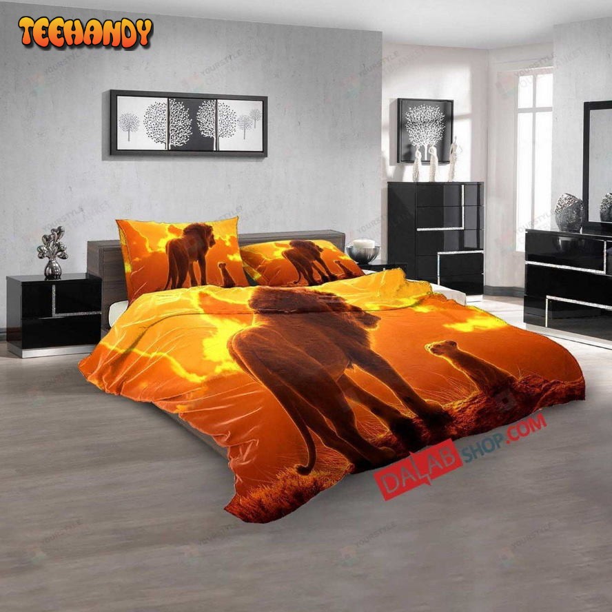 Disney Movies The Lion King (2019) N 3d Customized Bedroom Sets Bedding Sets