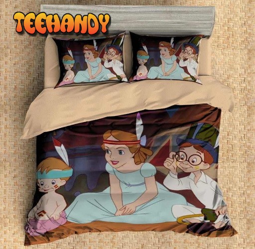 Disney Peter Pan 3d Printed Bedding Set