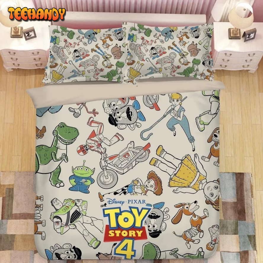 Disney Pixar Toy Story 4 Pattern Bedding Set