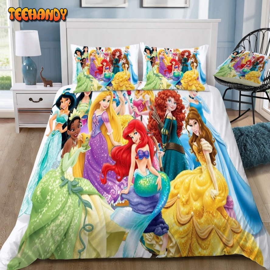 Disney Princess 23 3D Customized Duvet Cover Bedding Set