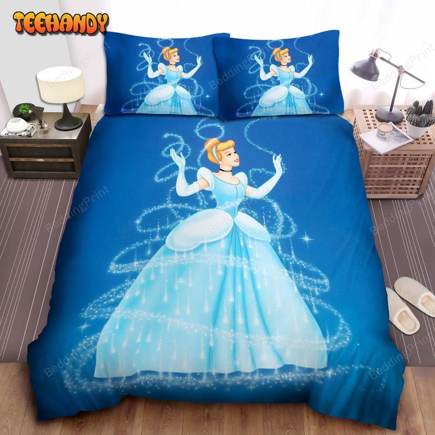 Disney Princess Cinderella In Transformation Process Duvet Cover Bedding Sets