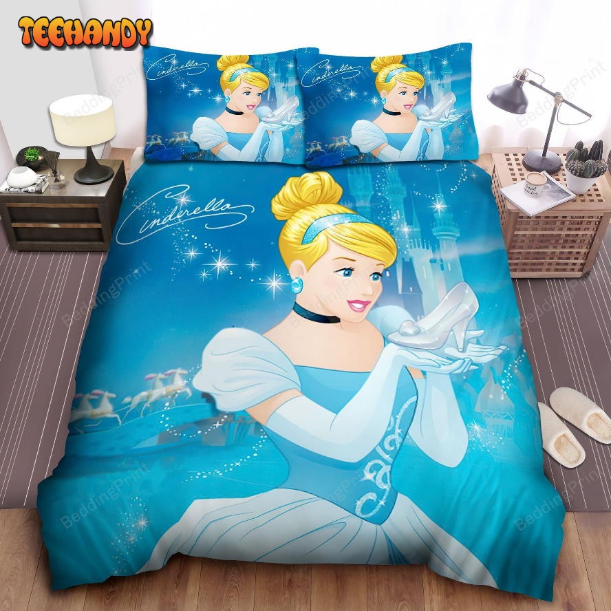 Disney Princess Cinderella With The Glass Slipper Spread Bedding Sets