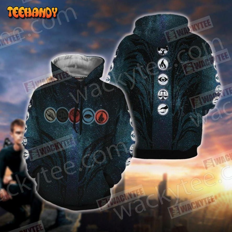 Divergent Unisex 3D Hoodie All Over Print Hoodie